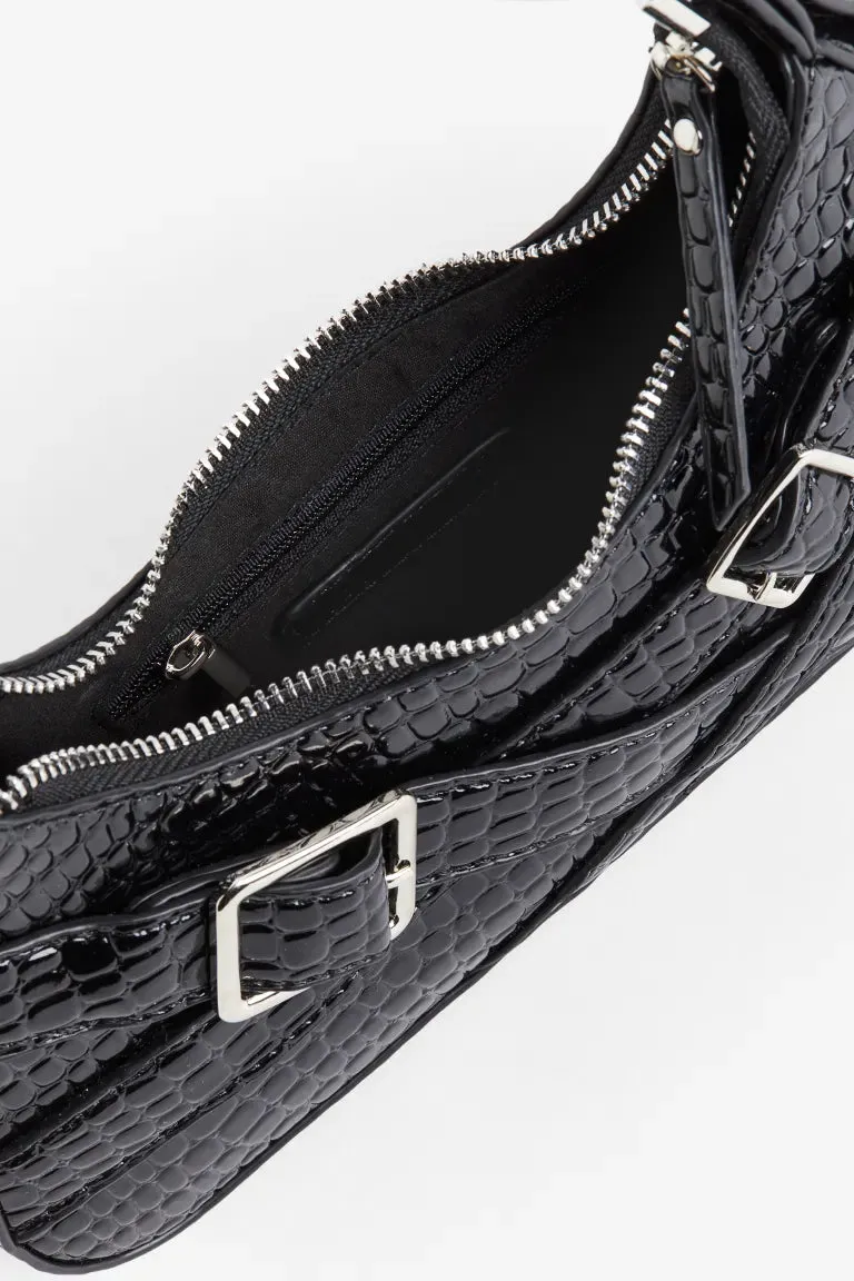 Black alchemy shoulder bag H&M, black