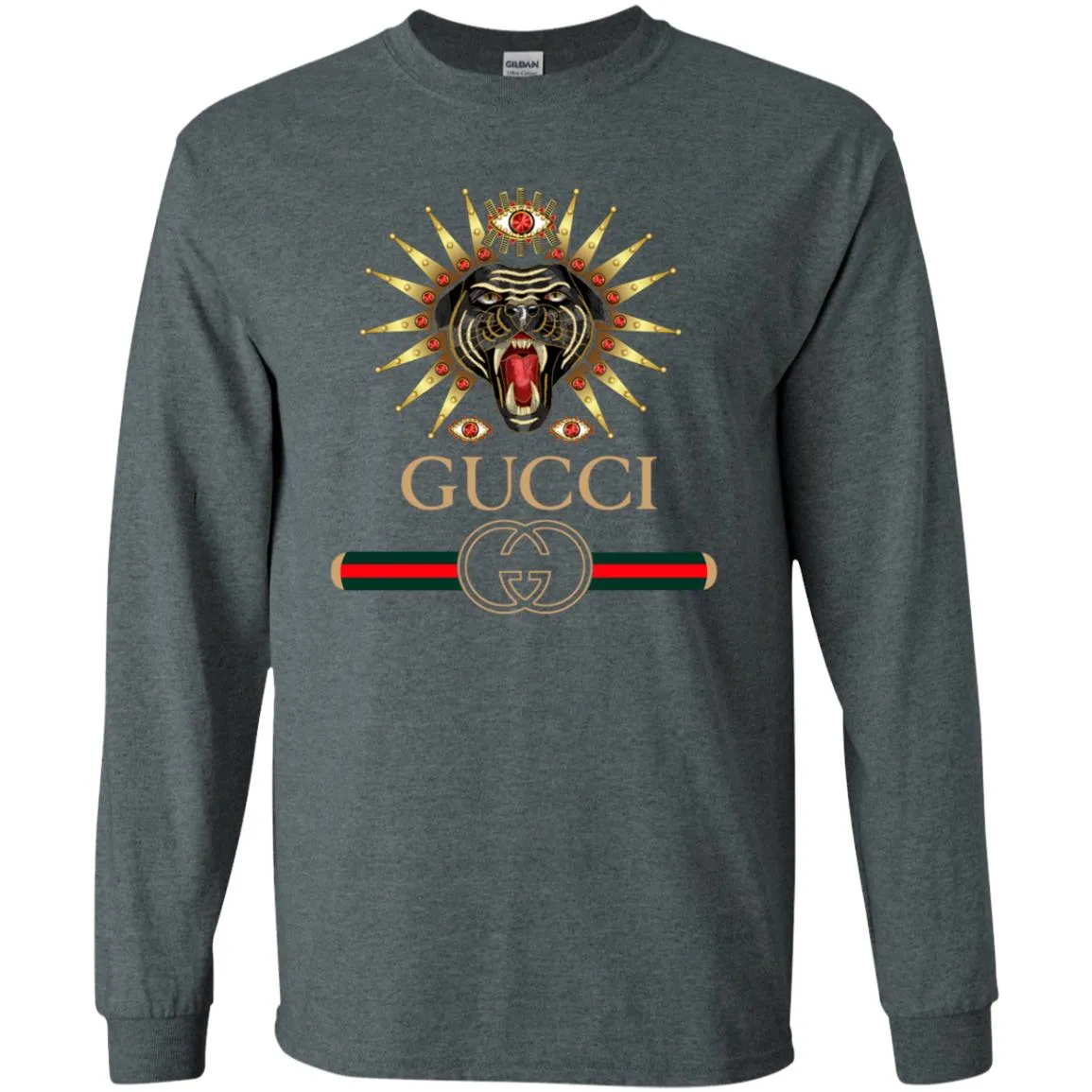 Gucci Tiger Best T-shirt Men Long Sleeve Shirt