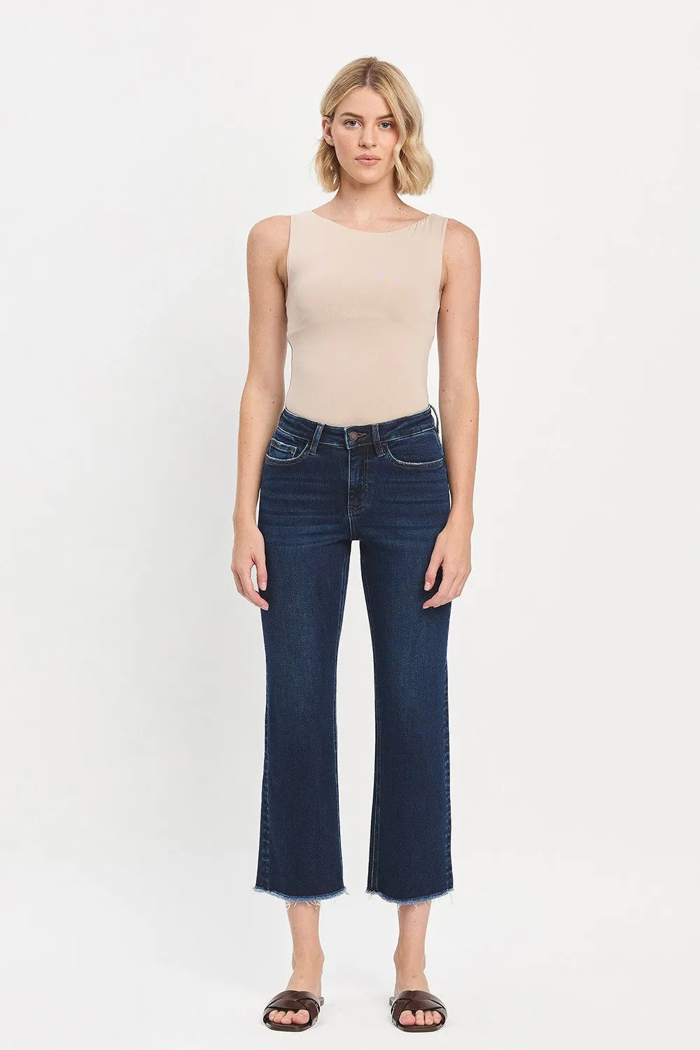 Hi Rise Ankle Denim - Luxury