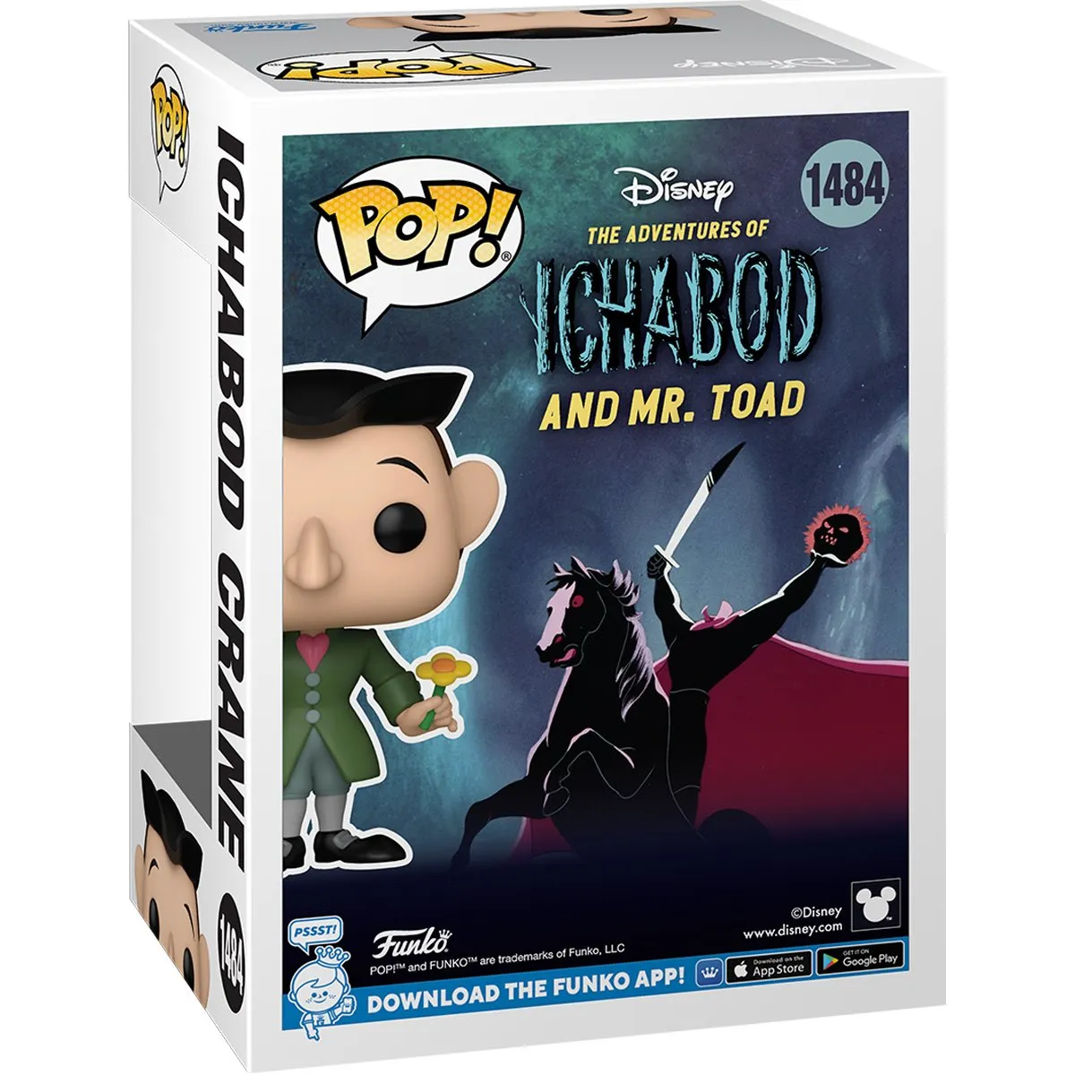 The Adventures of Ichabod and Mr. Toad Ichabod Crane Funko Pop! Vinyl Figure #1484